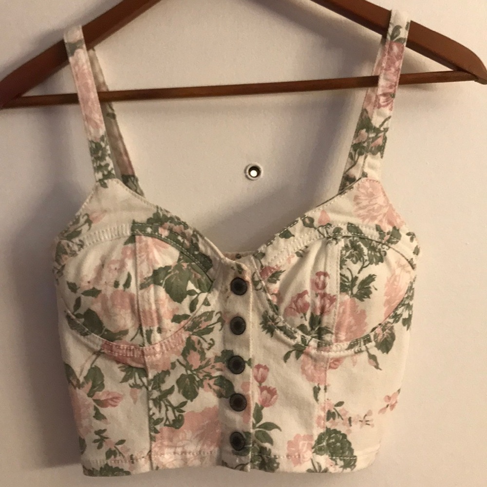 Floral Cropped Top